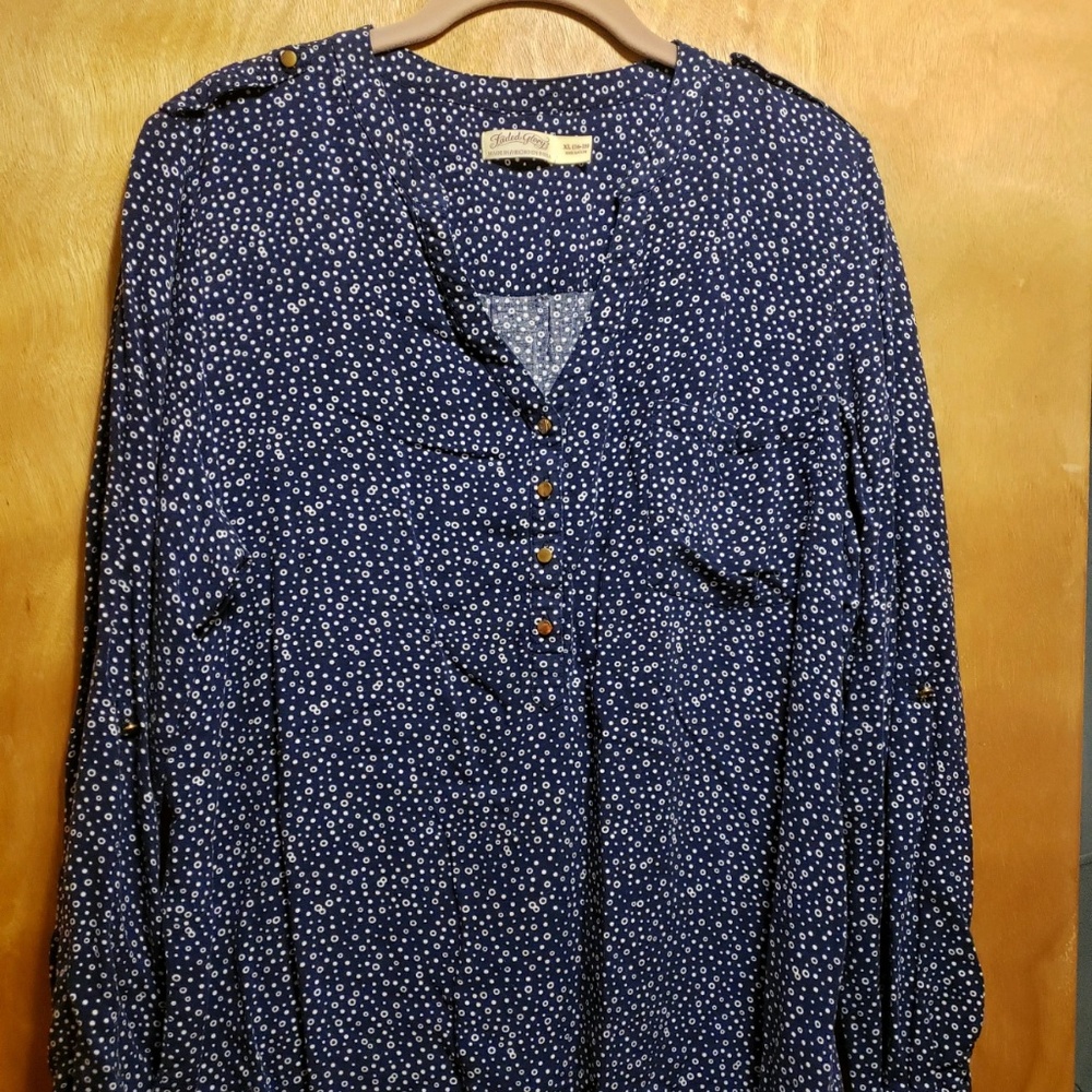 Faded Glory Long Sleeve Blouse